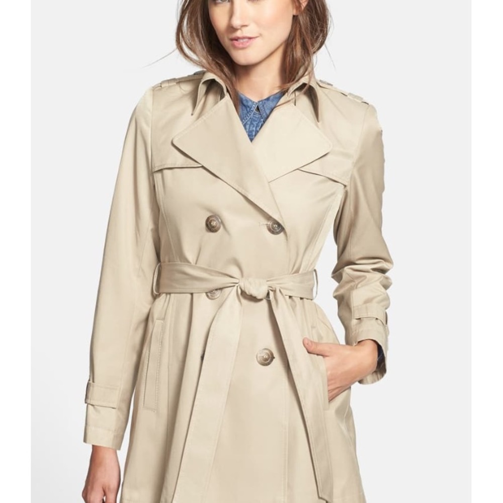 DKNY Double Breasted Trench Coat
